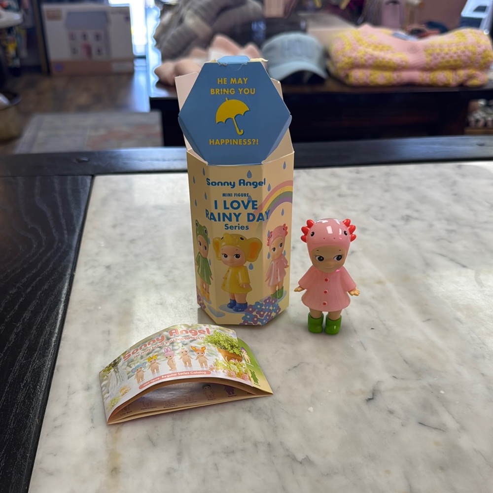 Pink and Green Plush Doll with Accessories
